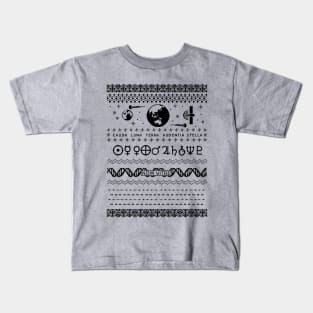 christmas on planet Kids T-Shirt